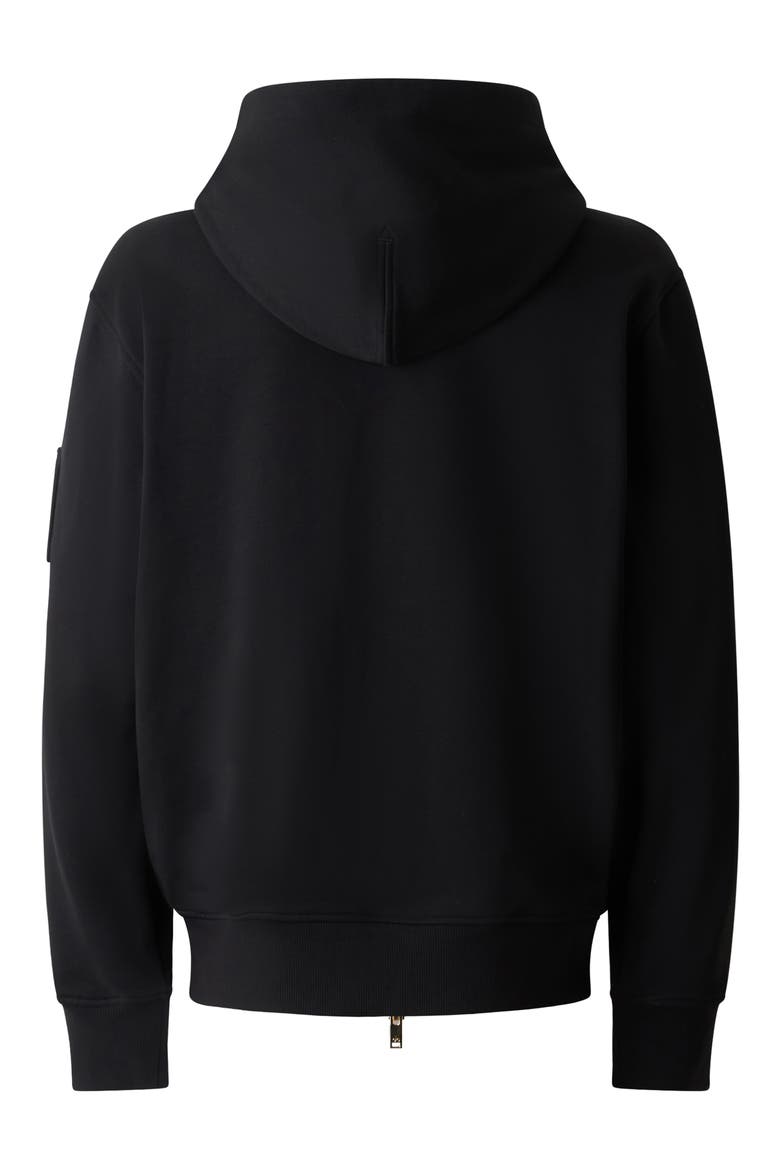 Hartsfield Cotton Zip Hoodie, Alternate, color, BLACK