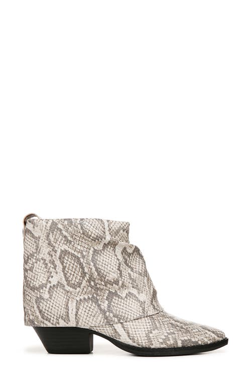 Zodiac Malina Snake Embossed Western Bootie