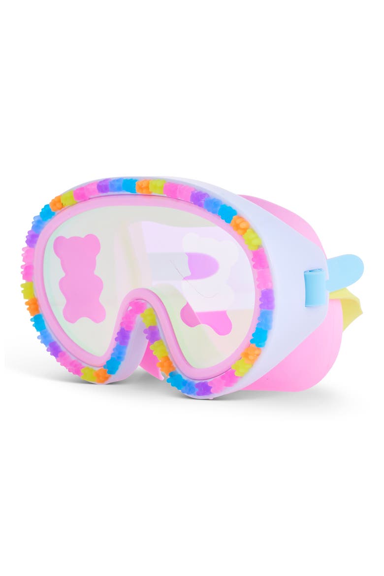 Kids' Gummy Bear Swim Goggles, Alternate, color, BRIGHT PINK