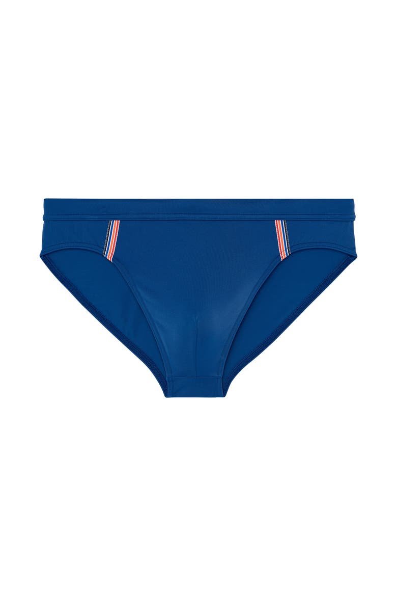 Nautical Cup Swim Mini Brief, Main, color, Navy