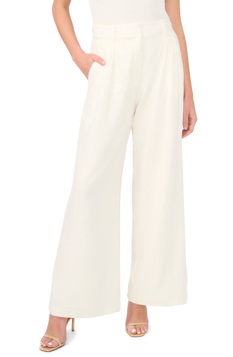Ted Baker Beatrice Wide Leg Linen Blend Pants, Main, color, 