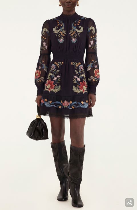 Natalia Embroidered Minidress