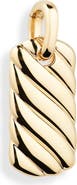 David Yurman Petite Sculpted Cable Dog Tag Enhancer