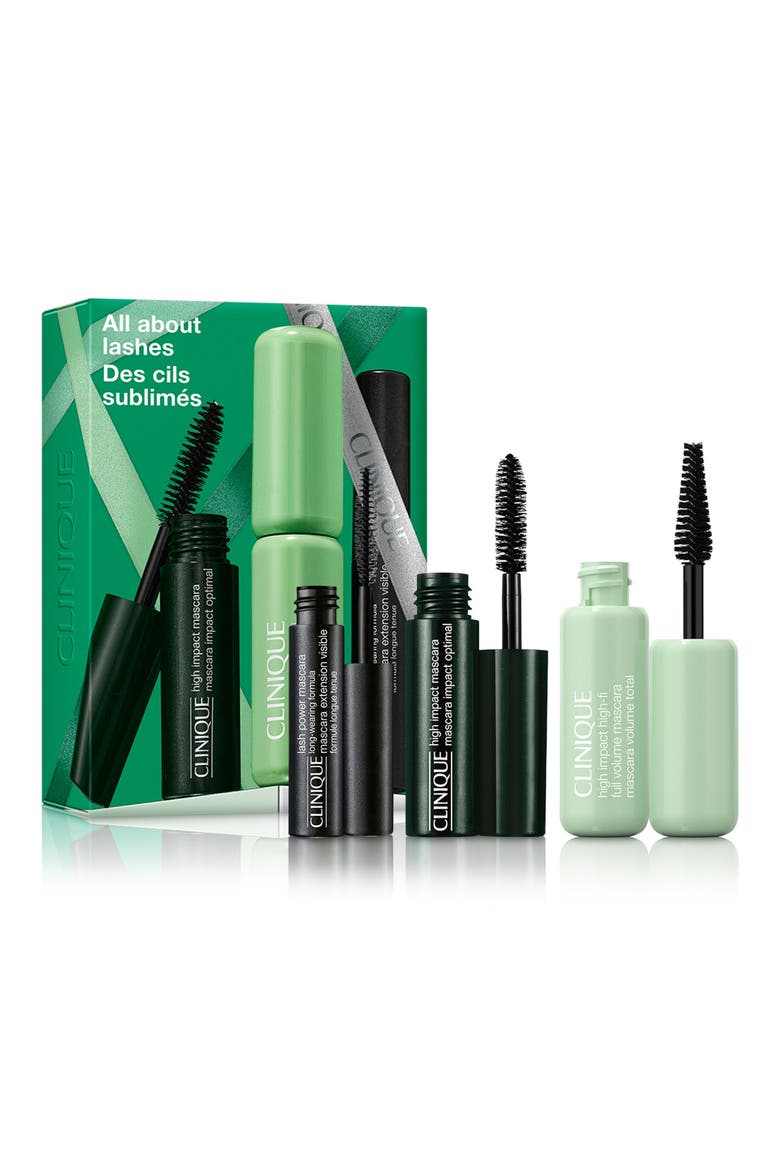 All About Lashes 3-Piece Mascara Holiday Gift Set, Main, color, NO COLOR