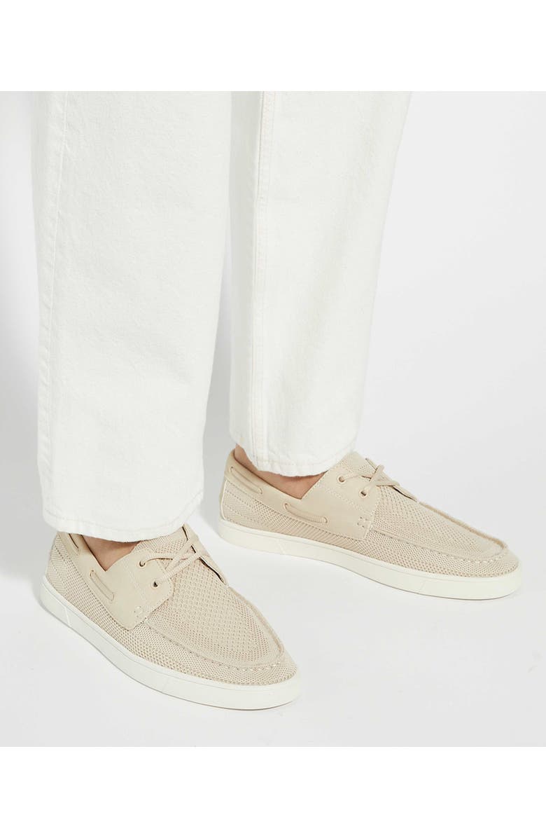 Dune London Blaizerss Boat Shoe, Alternate, color, Cream