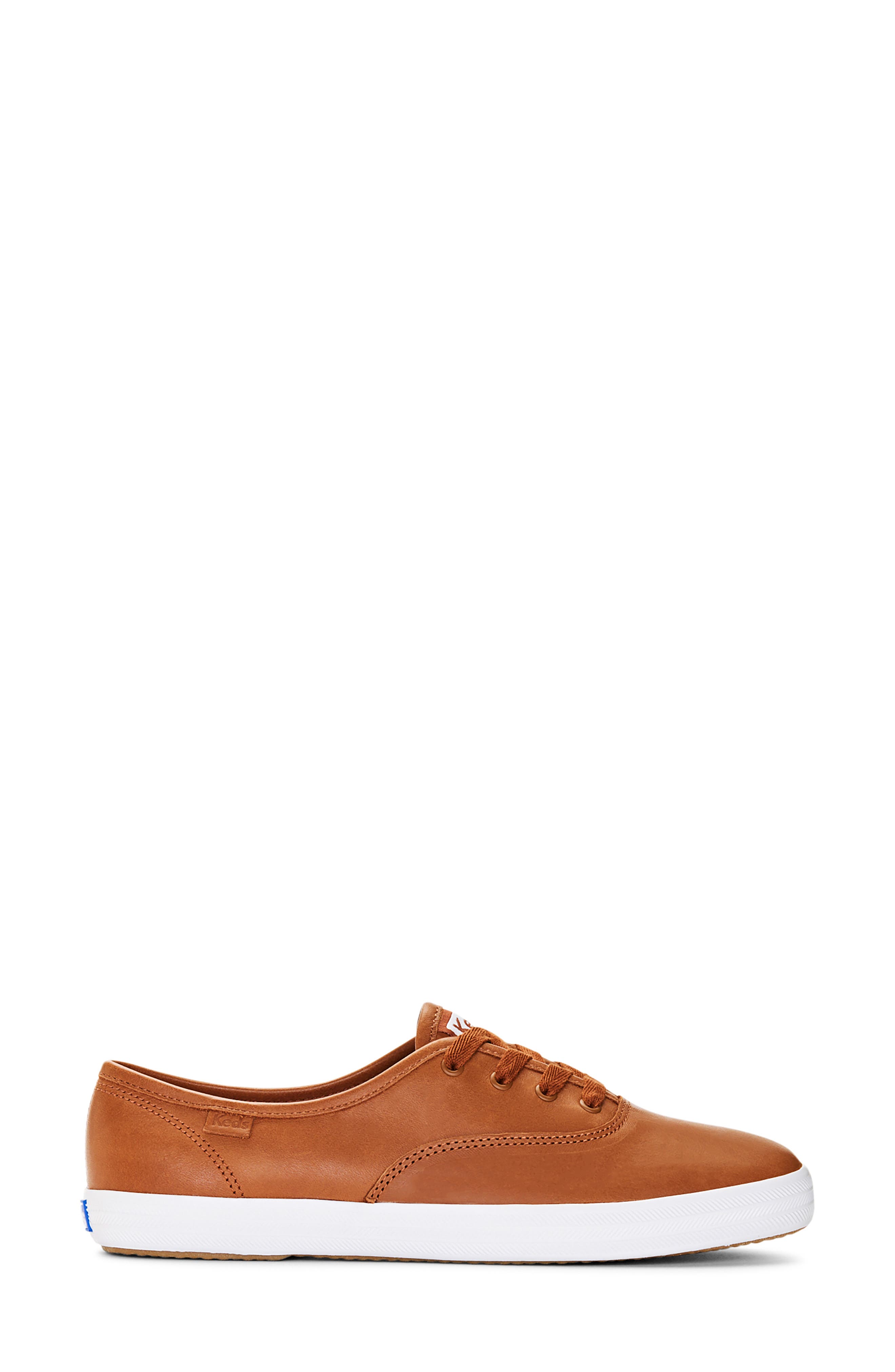 Champion Lace-Up Sneaker, Alternate, color, COGNAC