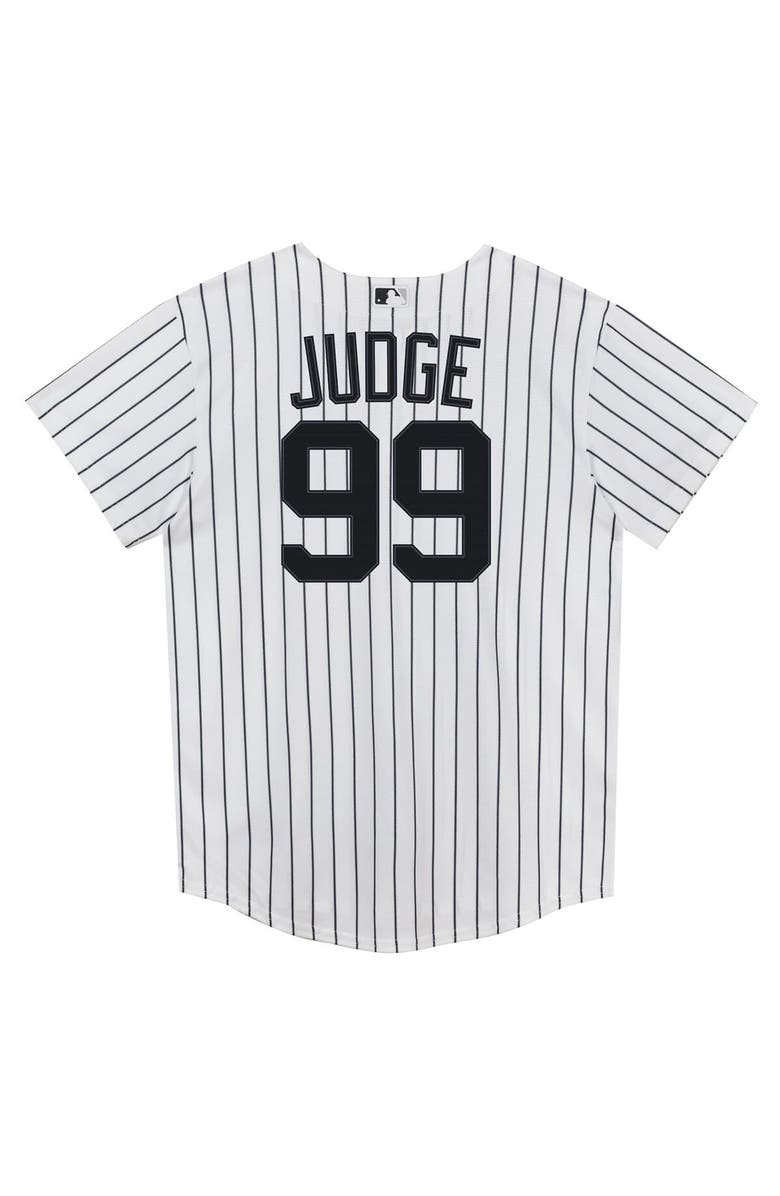 Nike Preschool Nike Aaron Judge White New York Yankees Home Replica Player Jersey, Alternate, color, 