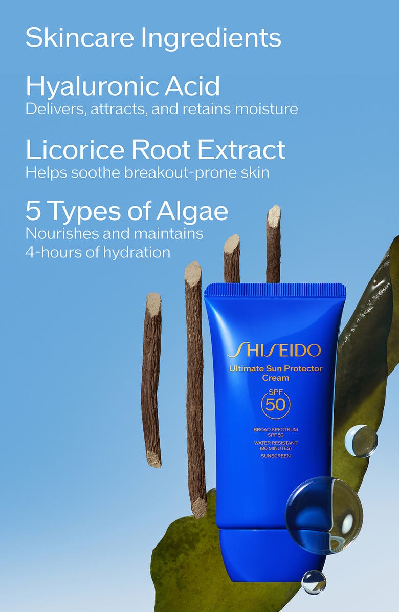 Shiseido Sun Protector Cream SPF 60, Alternate, color,