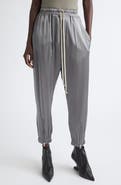 Rick Owens Tecuatl Satin Track Pants