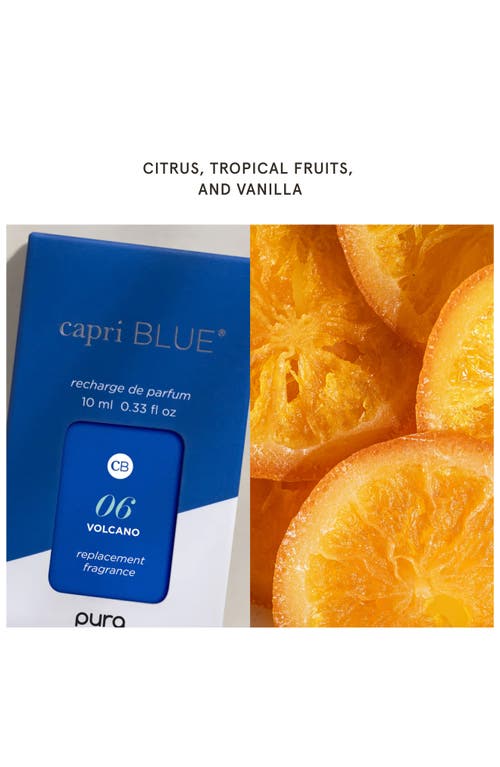 Pura X Capri Blue Mini™ Volcano Smart Fragrance Diffuser Set In Transparent