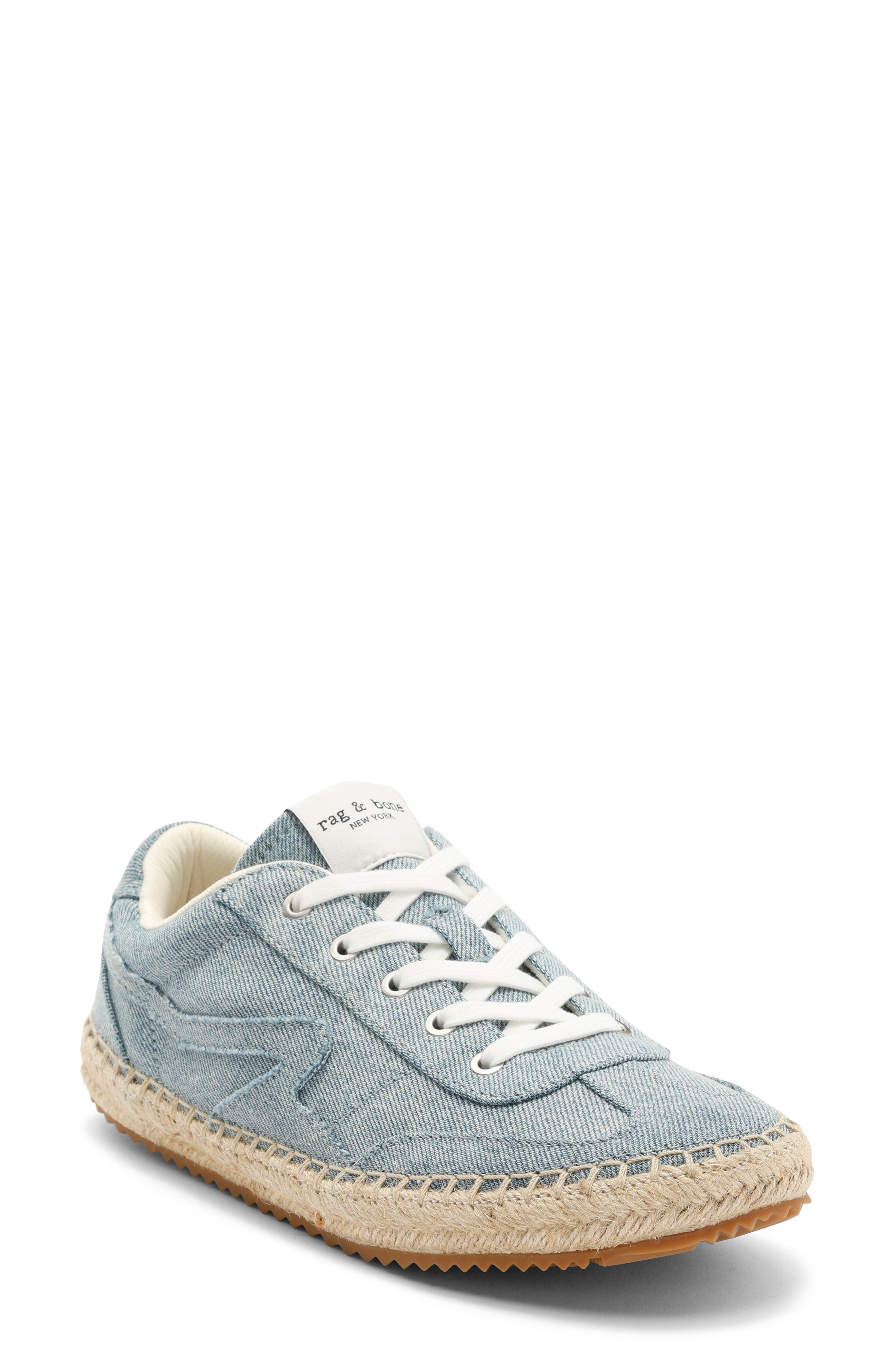 rag & bone Retro Sneaker, Main, color, Light Wash Denim