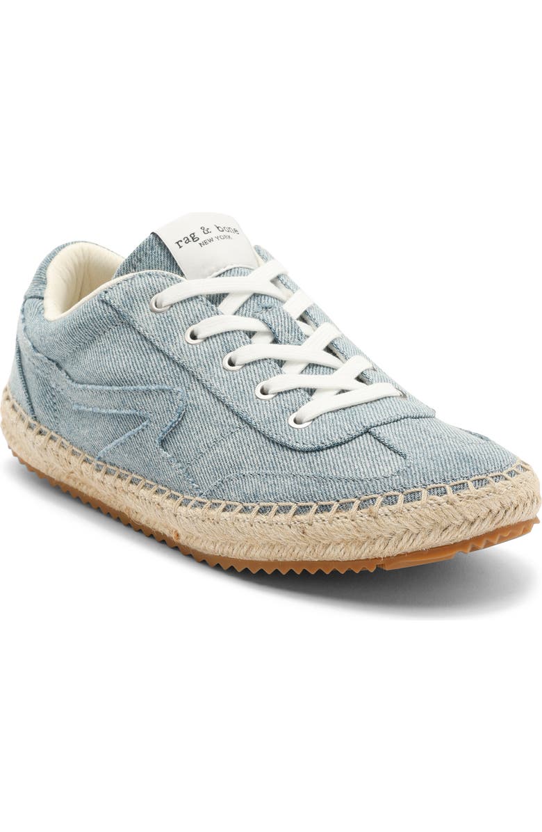 rag & bone Retro Sneaker, Main, color, Light Wash Denim