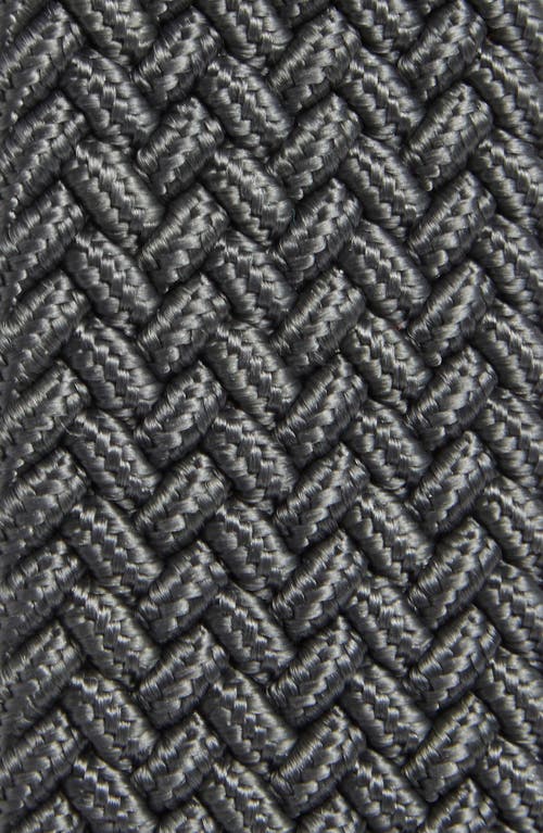 Nike Woven Stretch Belt In Dark Grey