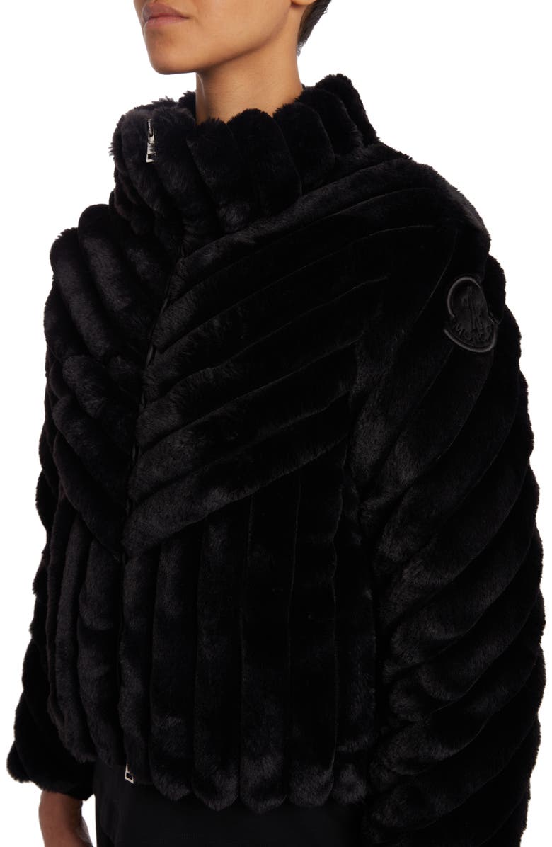 Moncler Pedrix Quilted Fleece Down Jacket, Alternate, color,