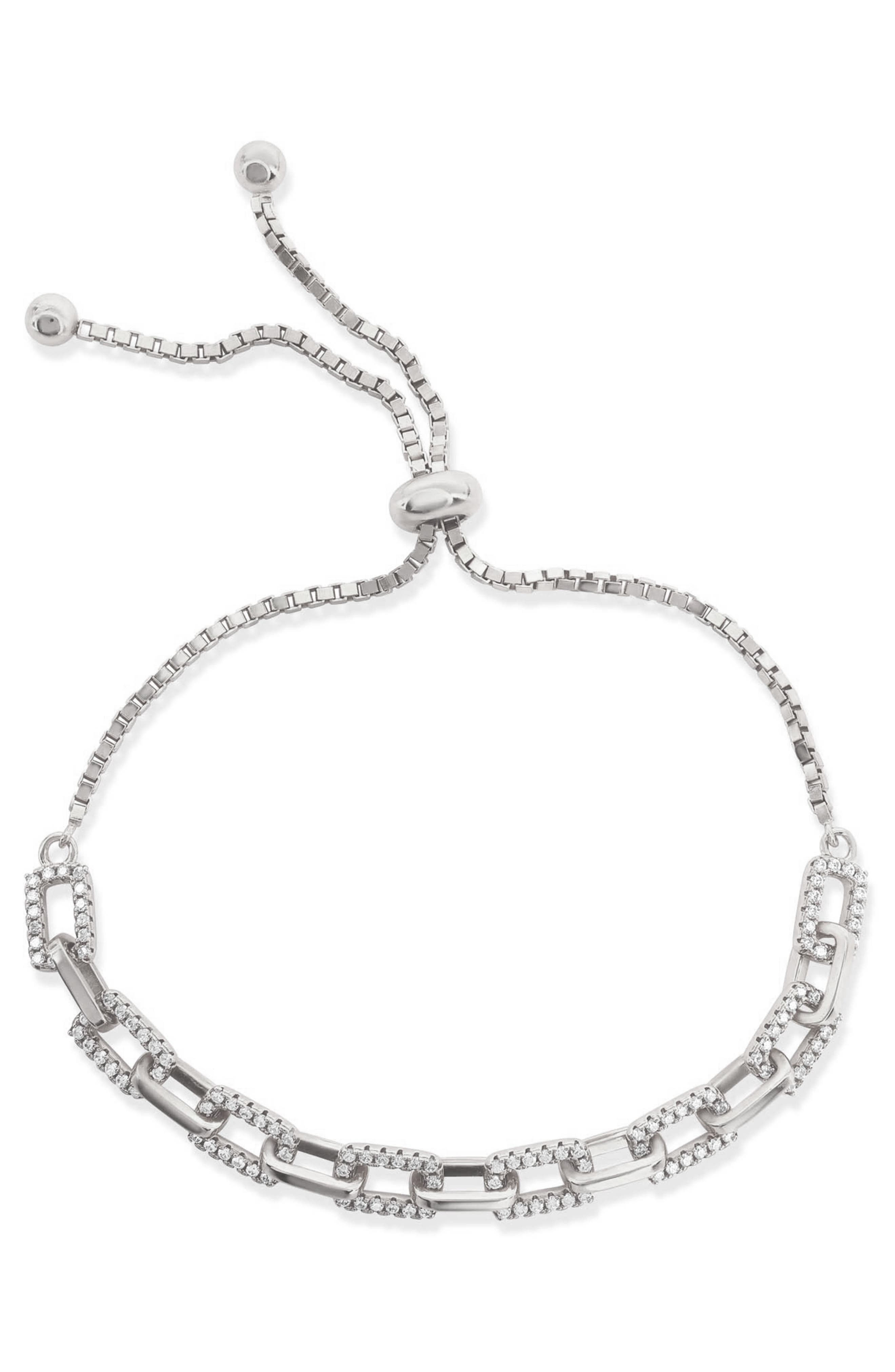 SUZY LEVIAN Pavé Bolo Slider Bracelet