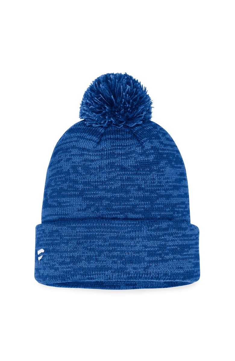 FANATICS Men's Fanatics Branded Royal New York Islanders Fundamental Cuffed Knit Hat with Pom, Alternate, color, Royal