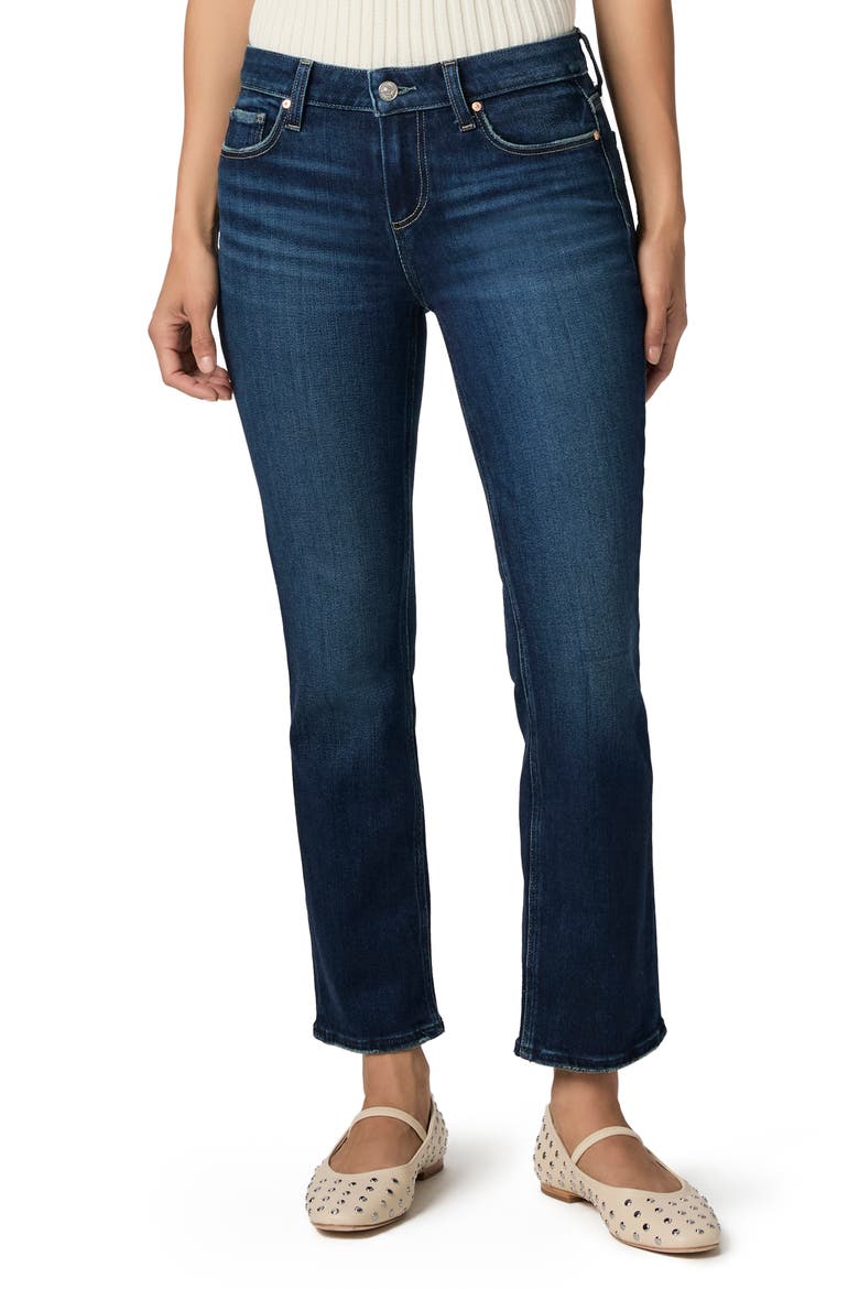 Amber Mid Rise Ankle Straight Leg Jeans, Main, color, OVERDRIVE