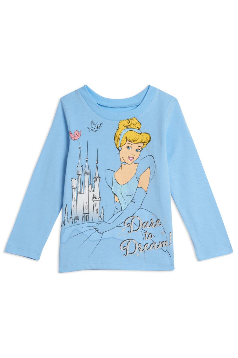 Princess 2-Pack Long Sleeve T-Shirts, Alternate, color, Multicolor