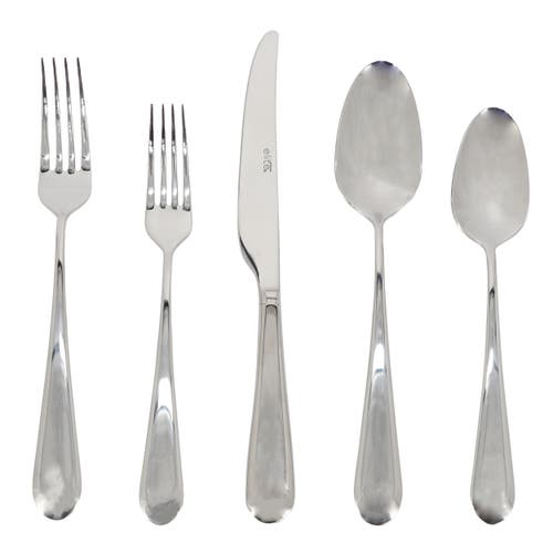 Gibson Elite Claudine 20 Piece Stainless Steel Flatware Set In Silver