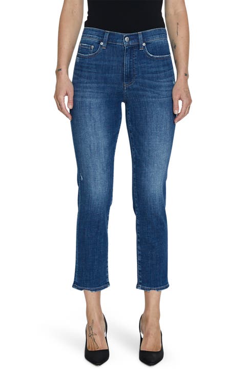 Monroe High Waist Crop Cigarette Jeans (Pico)