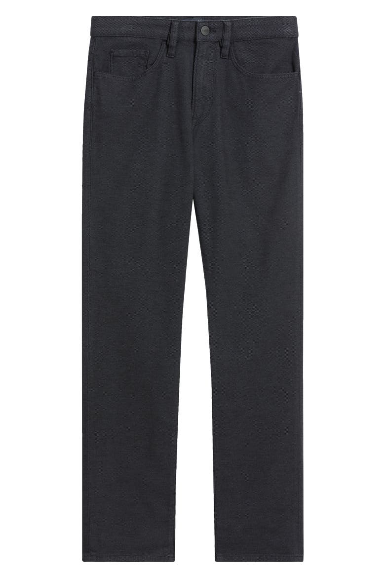 Charisma Navy Nailhead Relaxed Straight Leg 5-Pocket Pants, Main, color, NAVY NAILHEAD