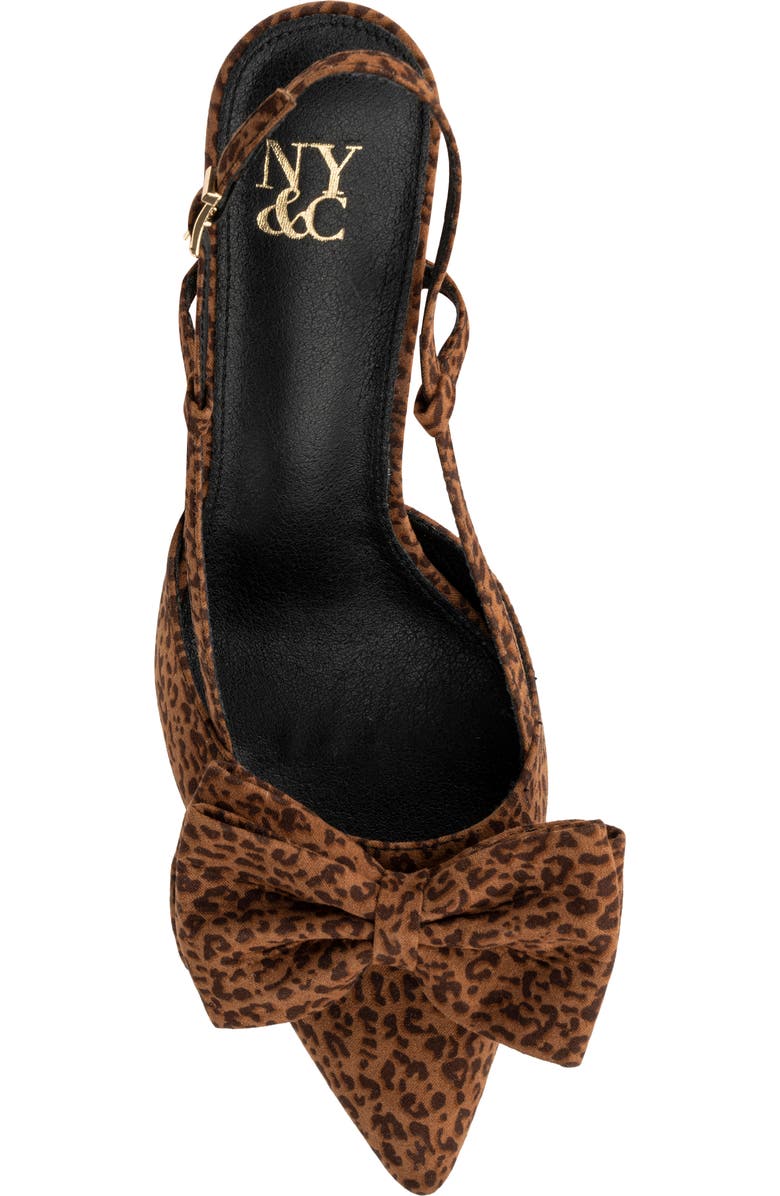 NEW YORK AND COMPANY Georgina Slingback Pump, Alternate, color, Brown