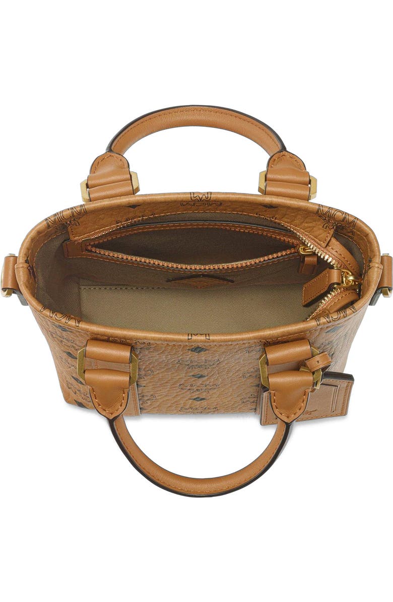 MCM Aren N/S Tote in Visetos, Alternate, color,