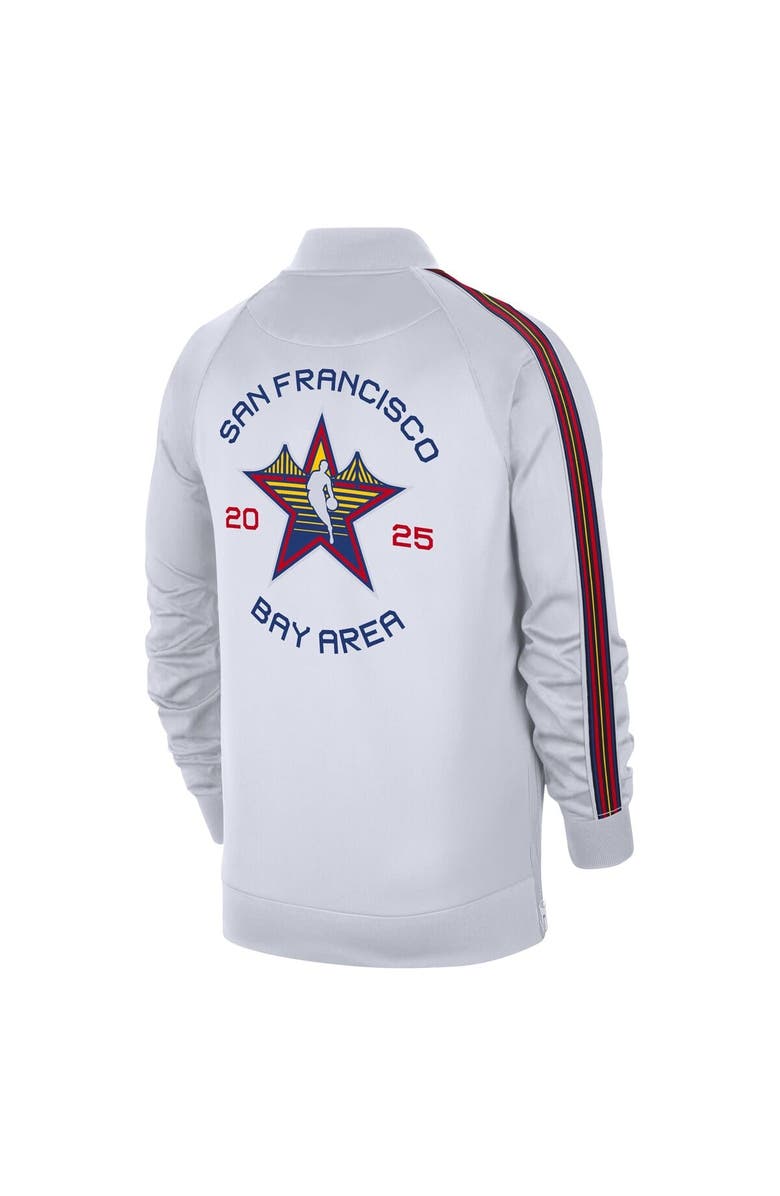 Jordan Brand Men's Jordan Brand  White 2025 NBA All-Star Game Authentic On Court Full-Snap Game Jacket, Alternate, color, 