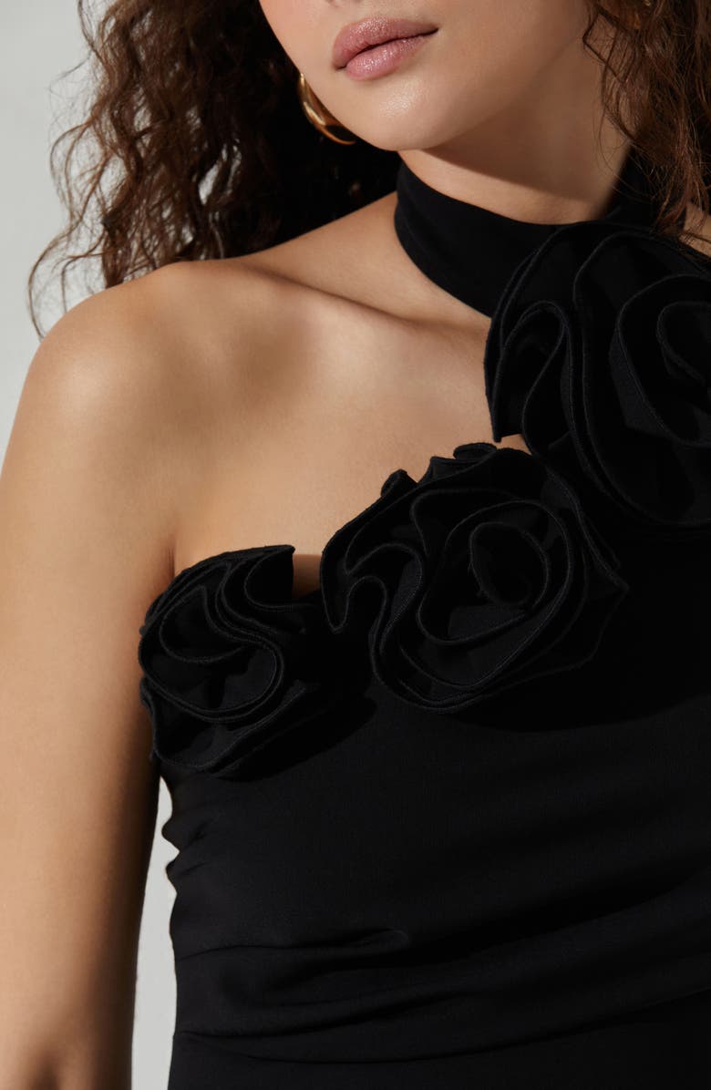 ASTR the Label Corsage Halter Minidress | Nordstrom