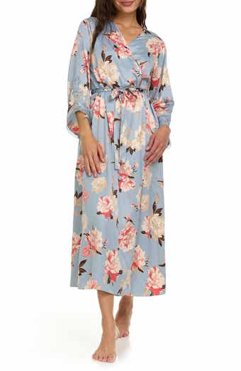 Flora By Flora Nikrooz Stella Charmeuse Venise Trim Robe