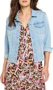 NIC+ZOE Essential Fray Hem Denim Jacket