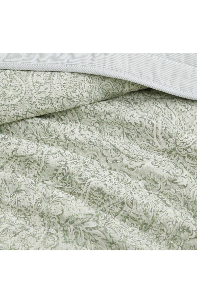 Tommy Bahama Caicos Isle Cotton Quilt & Sham Set, Alternate, color, Green