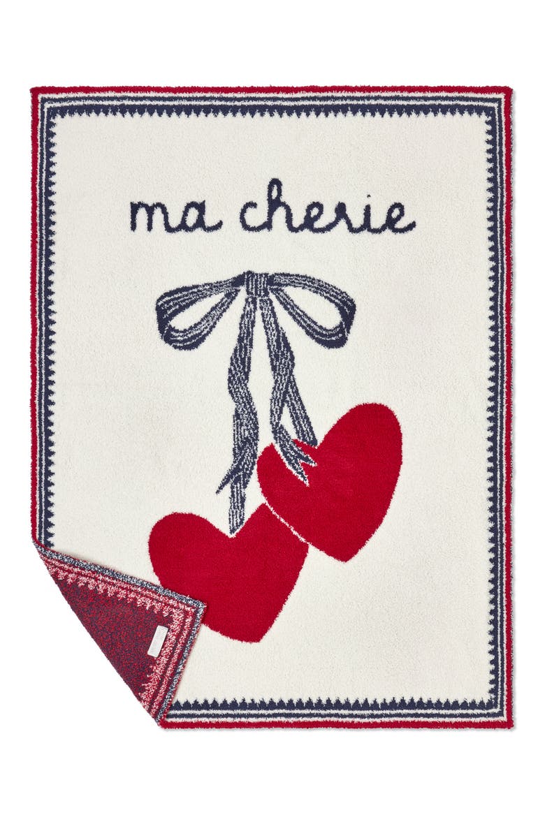 CozyChic® Ma Cherie Stroller Blanket, Main, color, CREAM MULTI
