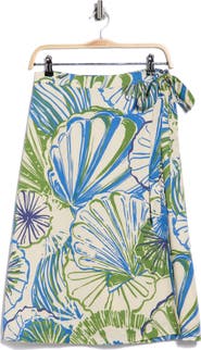 Tori Richard Sunrise Jacque Wrap Skirt