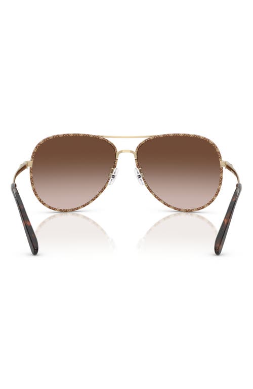 Tory Burch 60mm Pilot Sunglasses