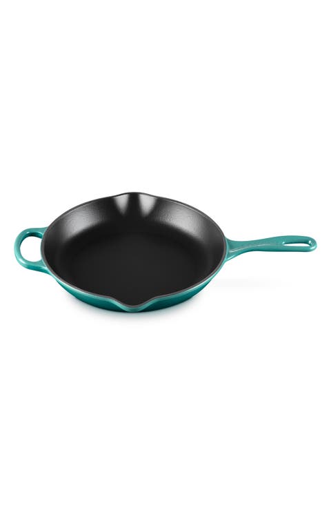 Signature Handle 10 1/4 Inch Enamel Cast Iron Skillet