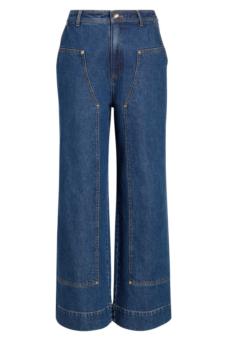 Ryker Wide Leg Jeans, Alternate, color, TIDE