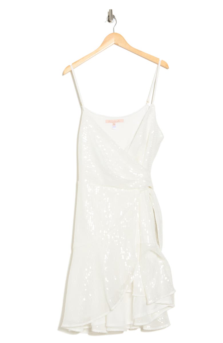 Hutch Sequin Faux Wrap Dress, Alternate, color,