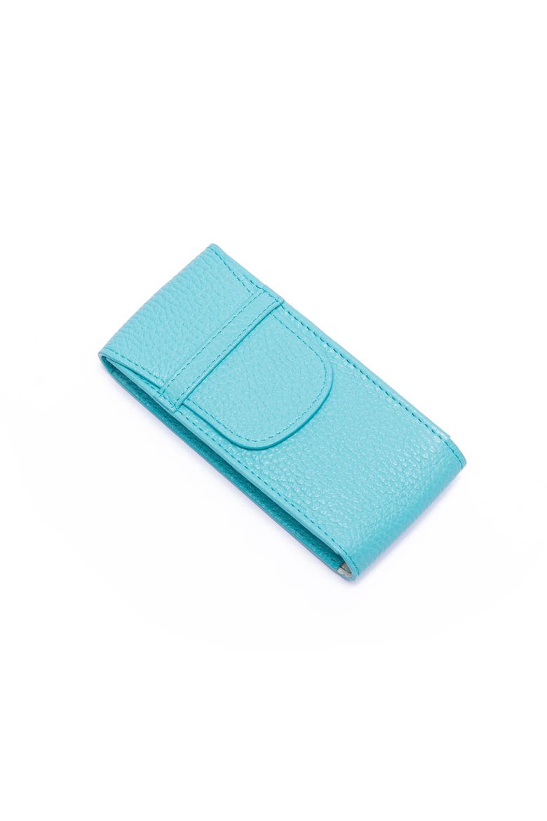 PORTOBELLO WATCH POUCH, Alternate, color, Turquoise