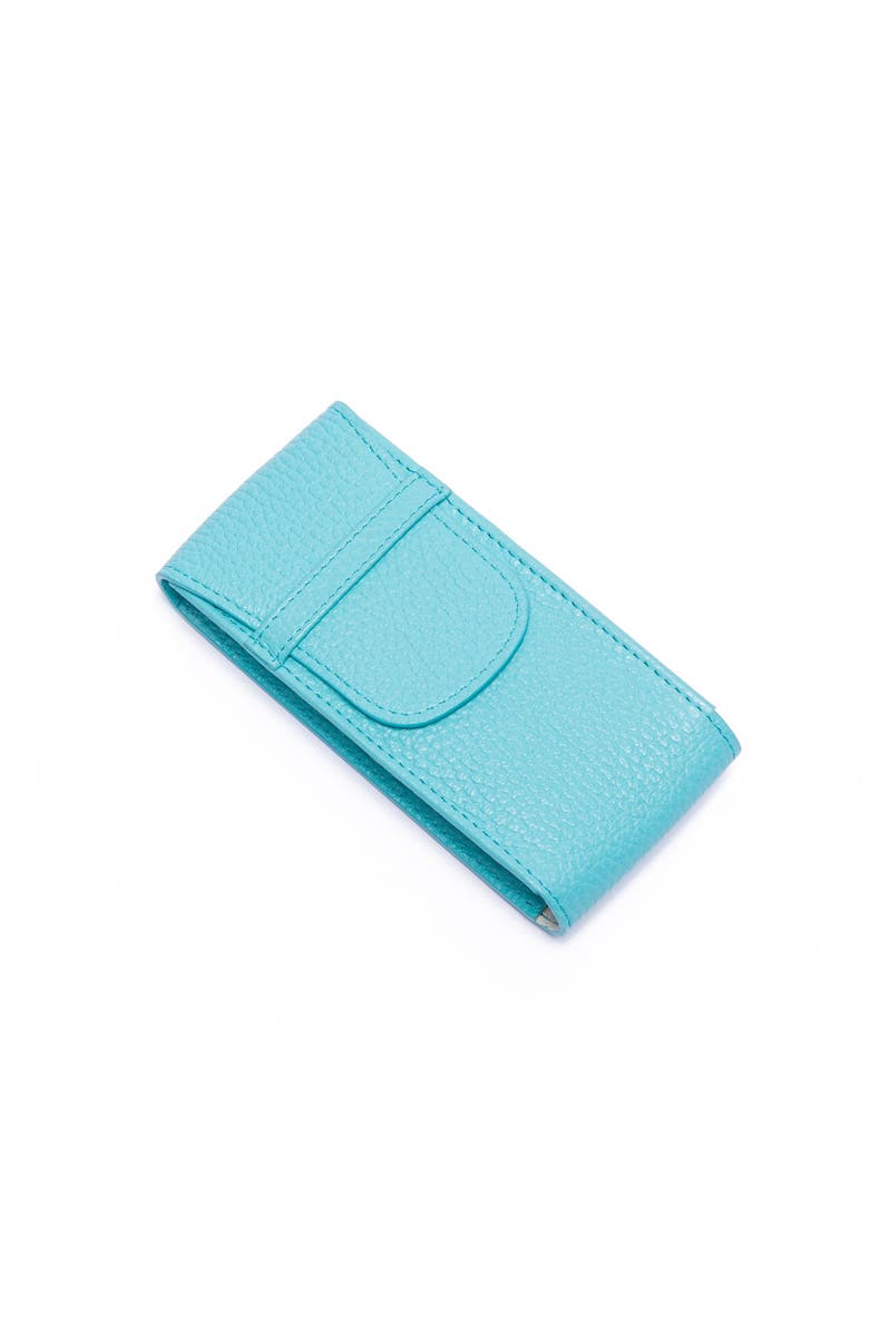 Rapport London PORTOBELLO WATCH POUCH, Alternate, color, Turquoise