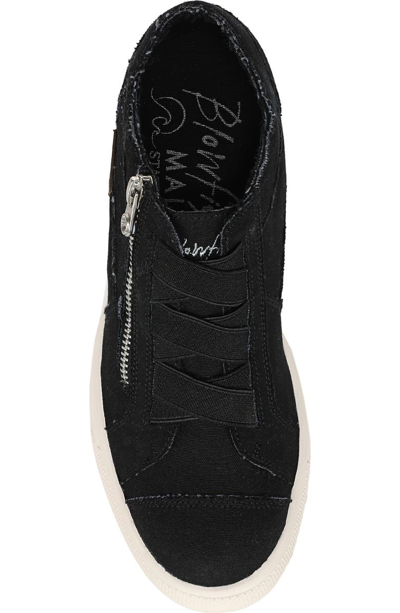 Blowfish Malibu Zayla Platform Sneaker, Alternate, color, Black Canvas