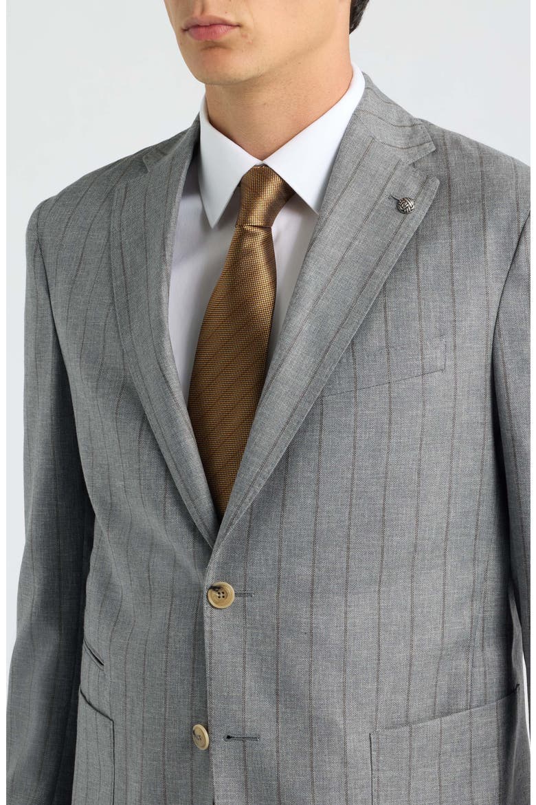 Irving Chalk Stripe Wool Suit, Alternate, color, LIGHT GREY