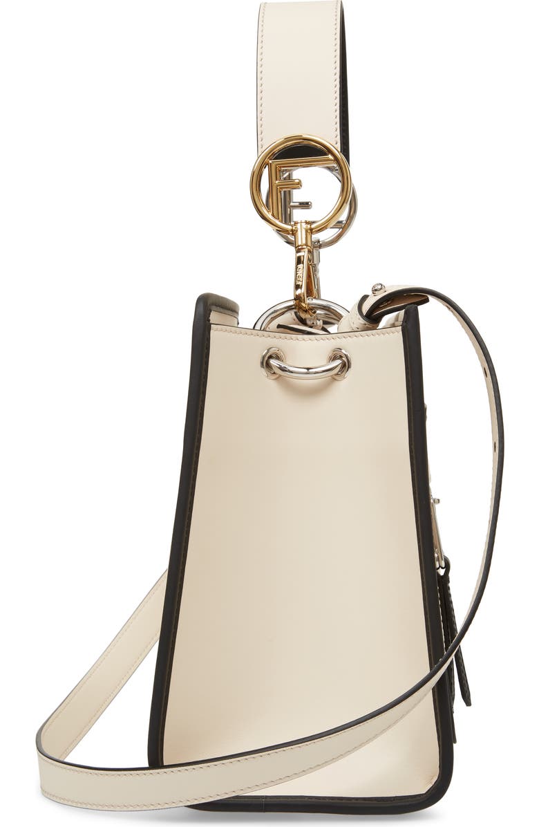 Fendi Small Runaway Calfskin Leather Satchel, Alternate, color,