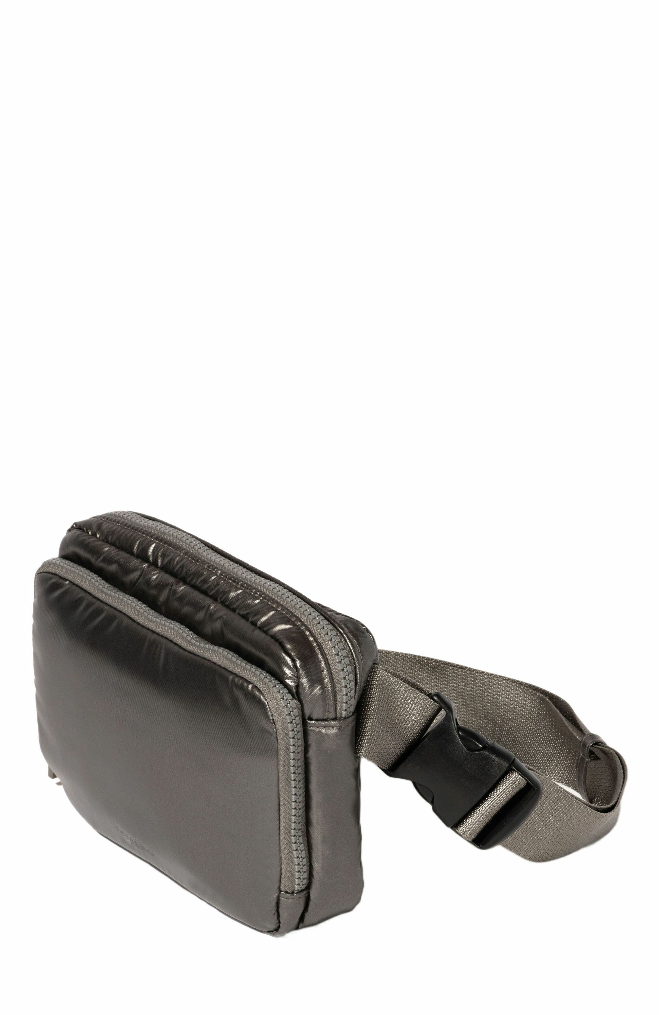 BAGGALLINI Modern Belt Bag Sling, Alternate, color, Gunmetal Puff