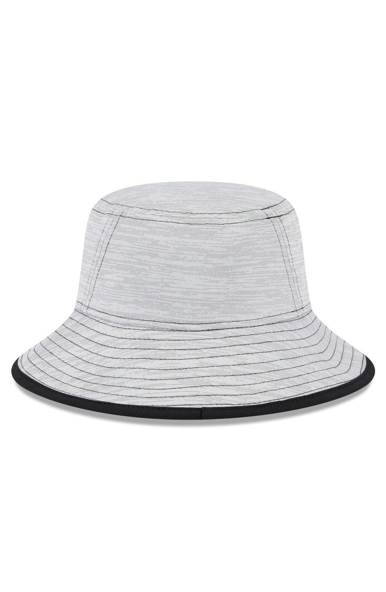 New Era Men's New Era Gray New Orleans Saints Game Bucket Hat, Alternate, color,