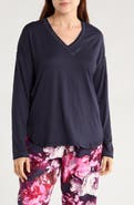 Ted Baker Sheer Mesh Trim Pajama Top
