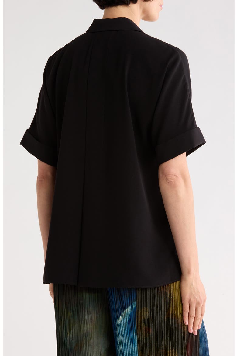 Remy Short Sleeve Top, Alternate, color, BLACK