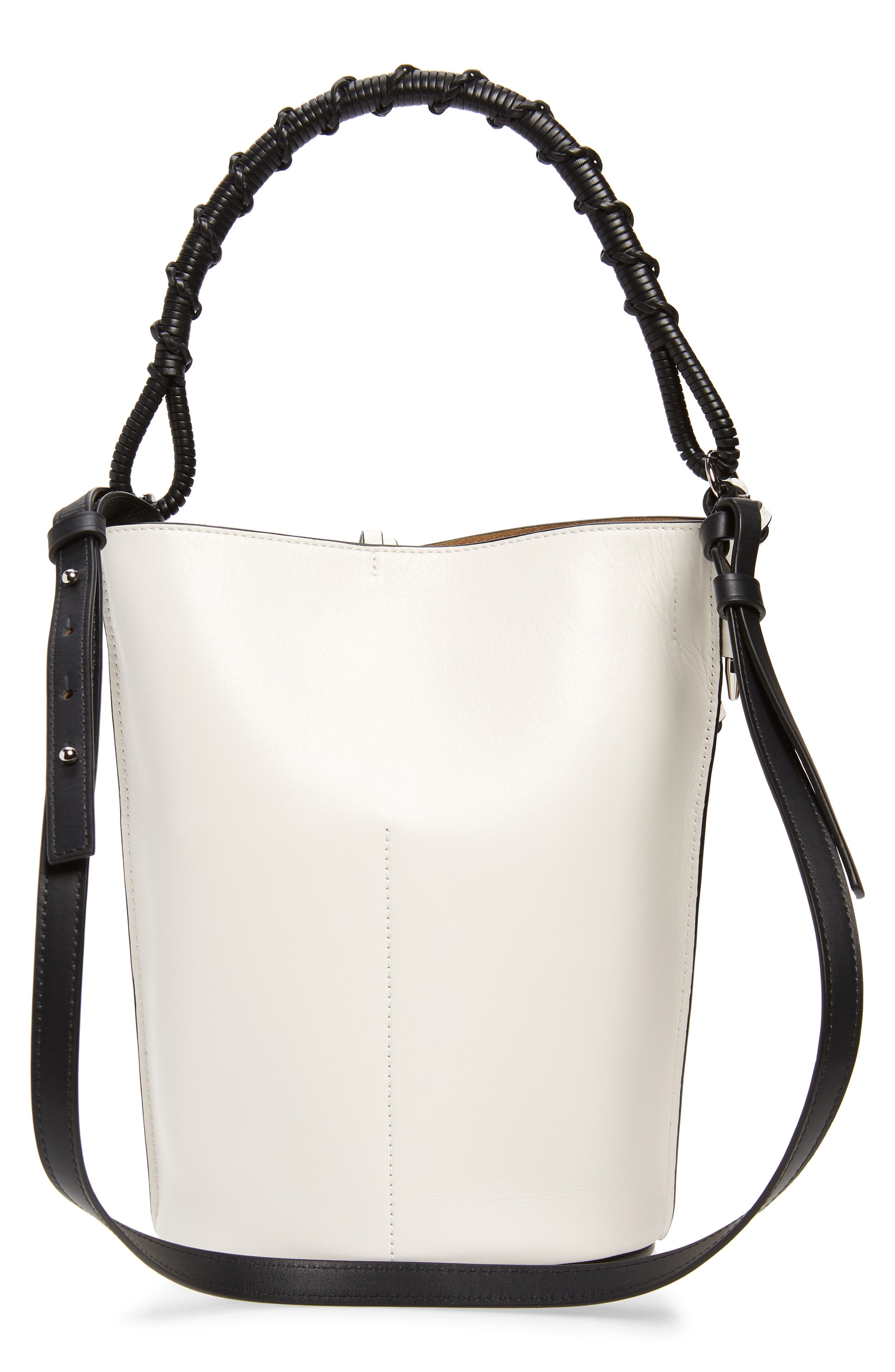 Loewe Gate Leather Bucket Bag, Alternate, color, 