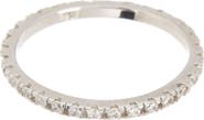 Adornia Swarovski Crystal Accented Eternity Band
