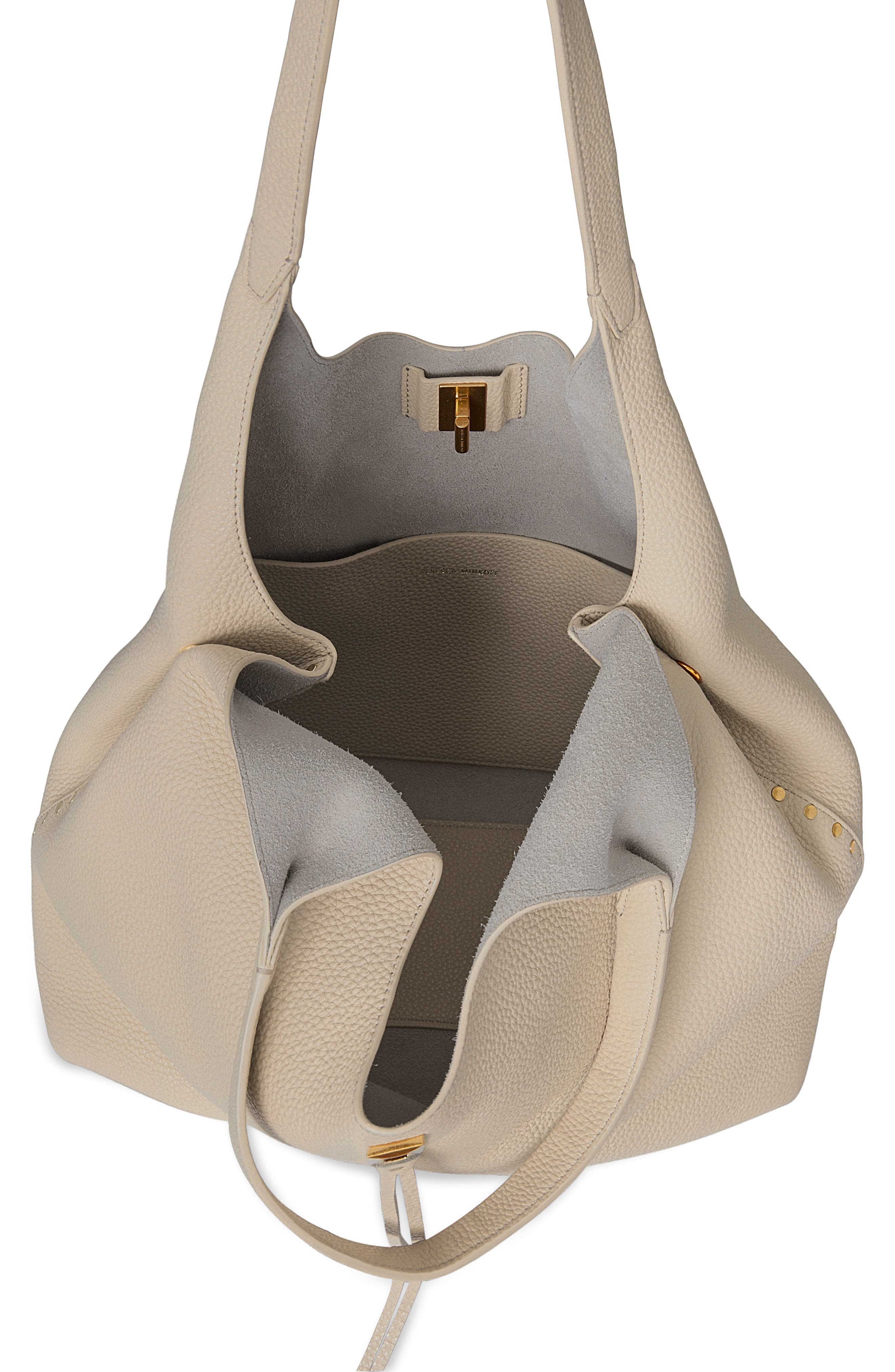 Rebecca Minkoff Darren Signature Carryall Bag, Alternate, color, Stone